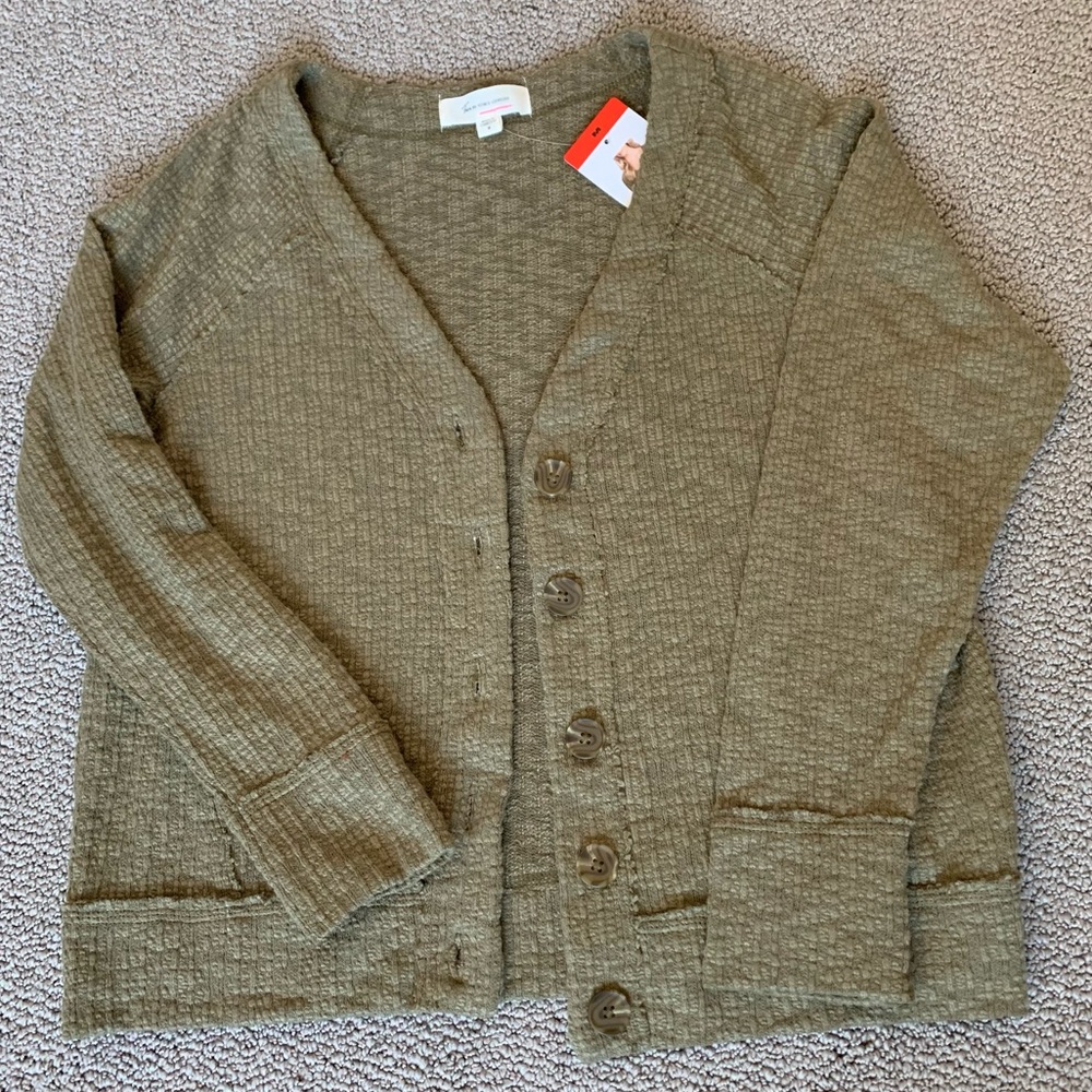 Vince Camuto Button Front Cardigan